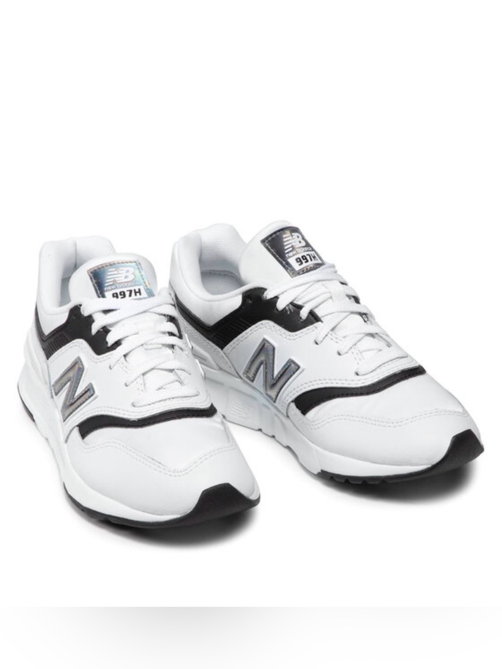 New Balance 997H White/Black/Silver Sneakers — Women’s 7.5